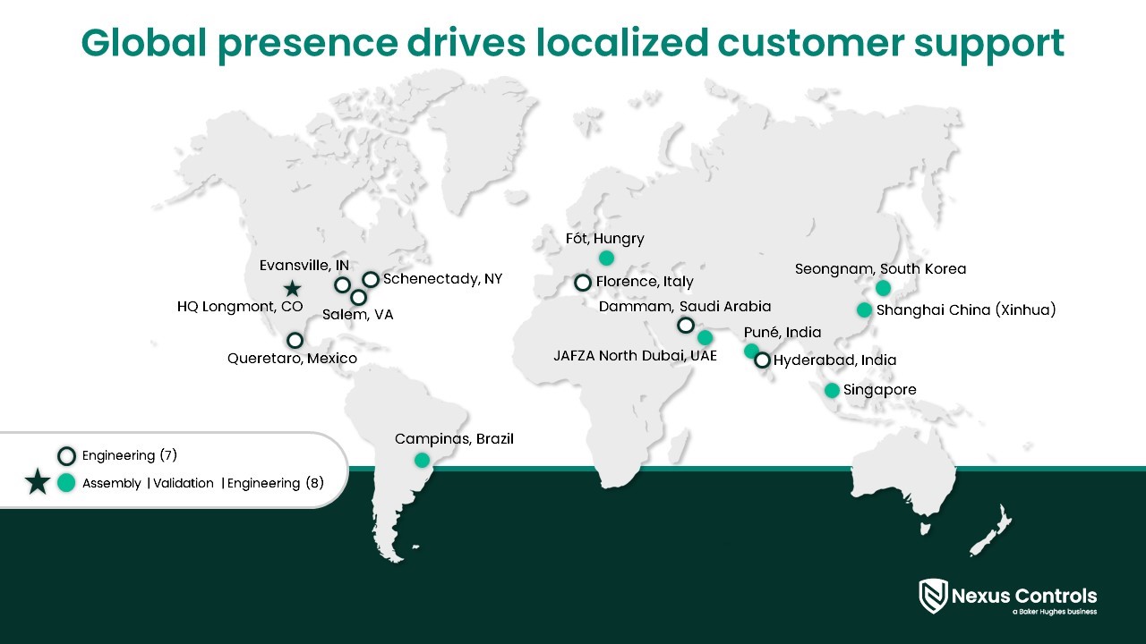 Global Presence Map